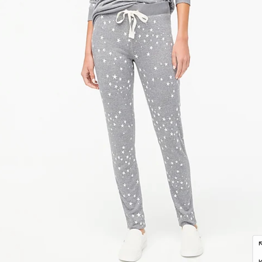 J. Crew Petite Stars jogger pant in signature cozy yarn